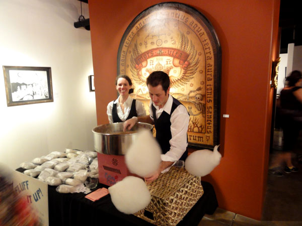 first event selling organic cotton candy